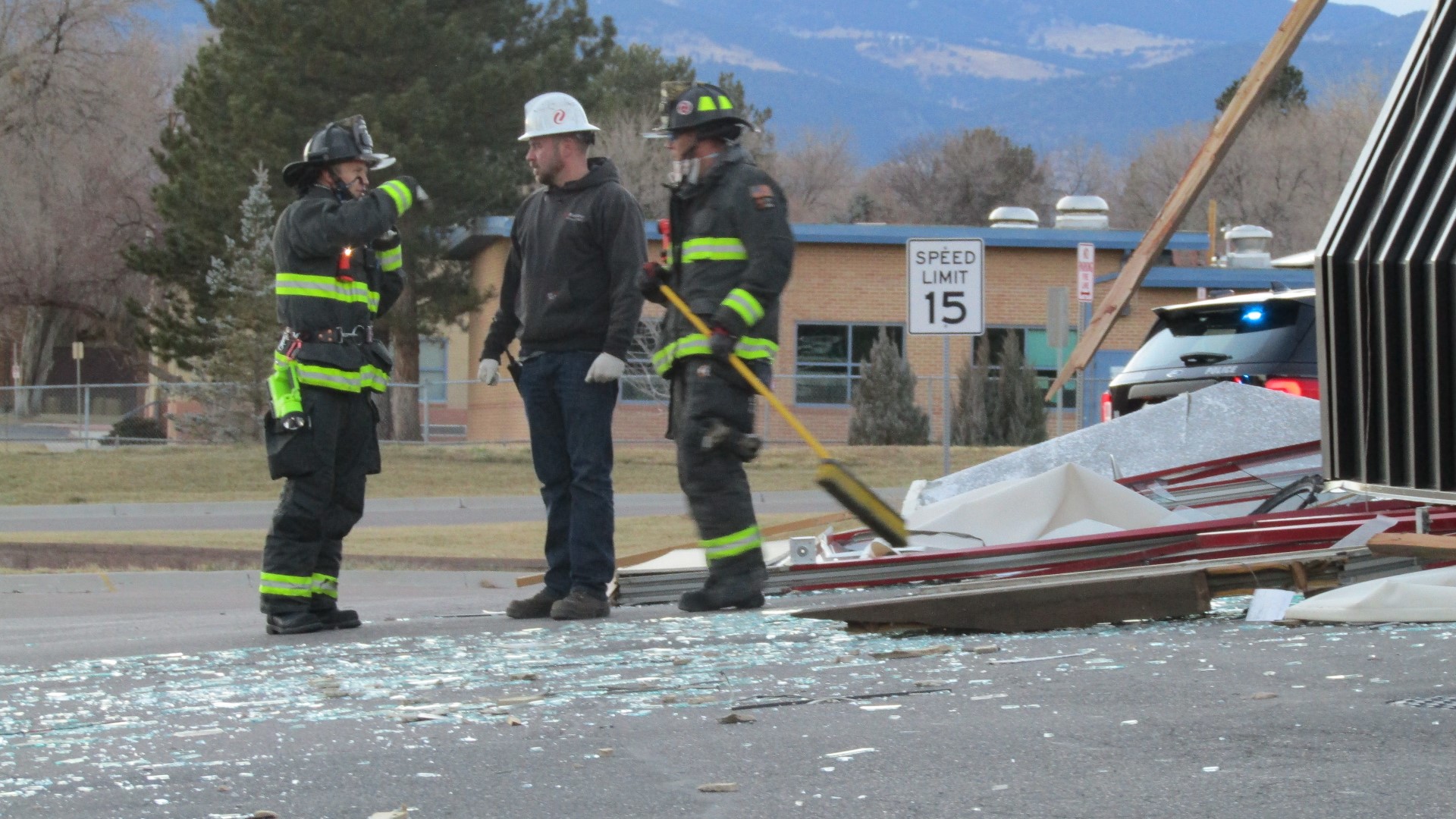 Arvada Discount Tire roof collapses Thursday