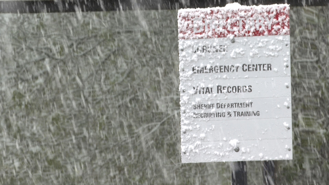 The Emergency Operations Center is on high alert for an unpredictable spring snowstorm, coordinating with various agencies to manage potential impacts.