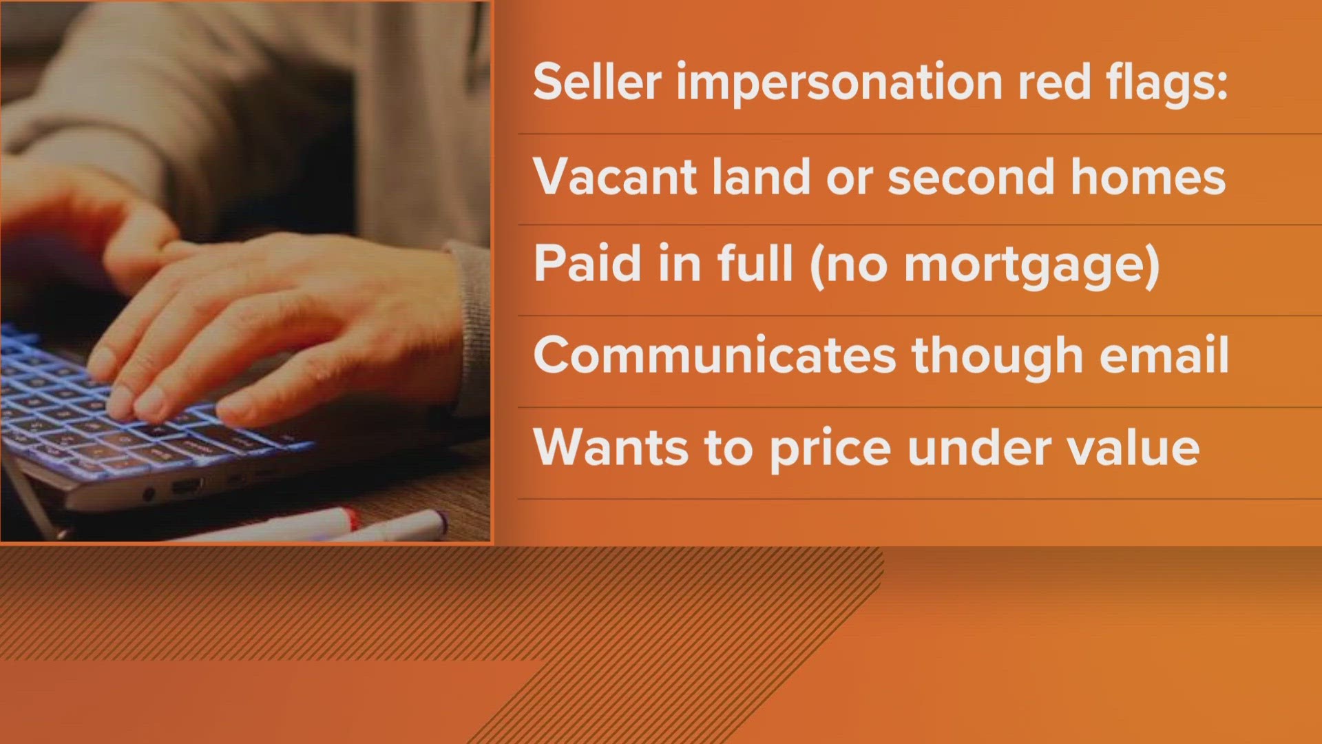 Real estate expert Lane Lyon discusses an uptick in scammers trying to sell property they don't actually own.