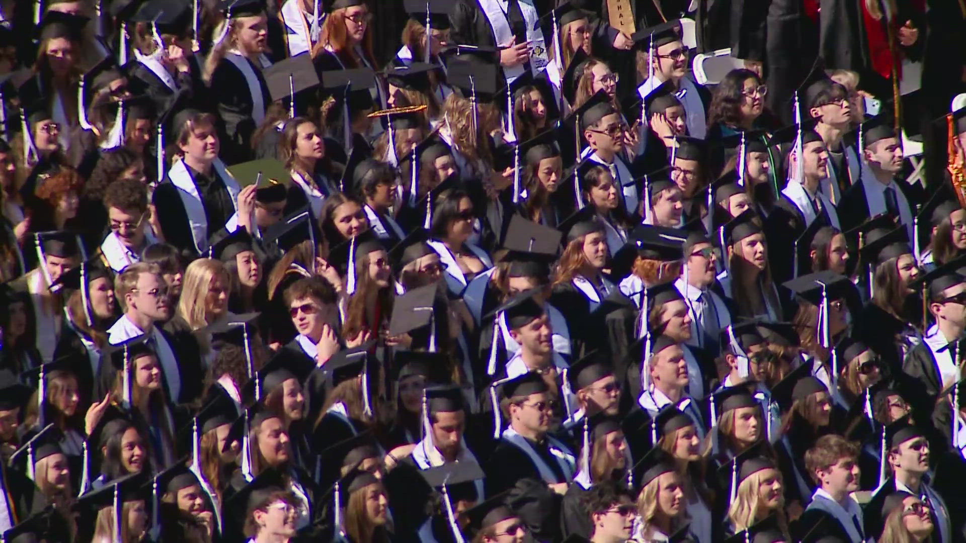 CU Boulder is awarding more than 10,000 degrees at its spring commencement ceremony on Thursday.
