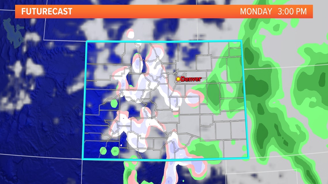 Rain, Snow, Colder Temperatures Across Colorado Monday | 9news.com