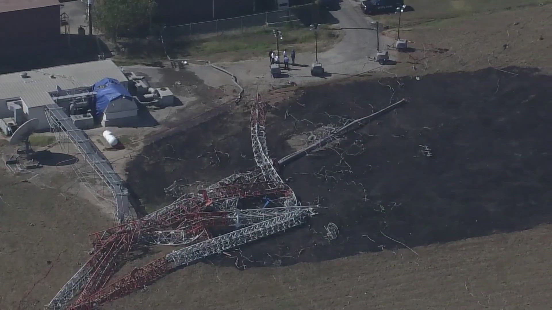 The NTSB is investigating the crash that killed four people after their helicopter hit a radio tower in Houston.