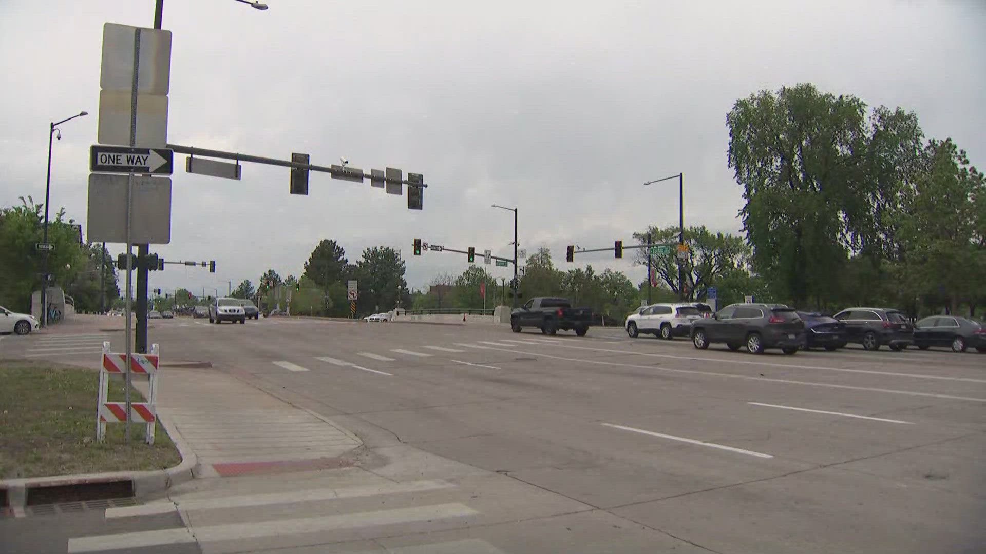 The crashes happened on Colfax at Speer, the area of I-25 and 23rd Street and the area of I-70 and Federal, Denver Police said.