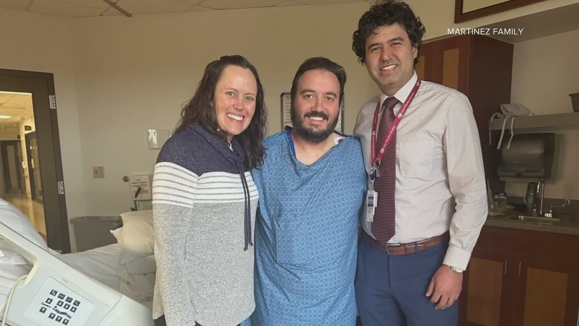 Littleton man recovers after more than 100 AED shocks