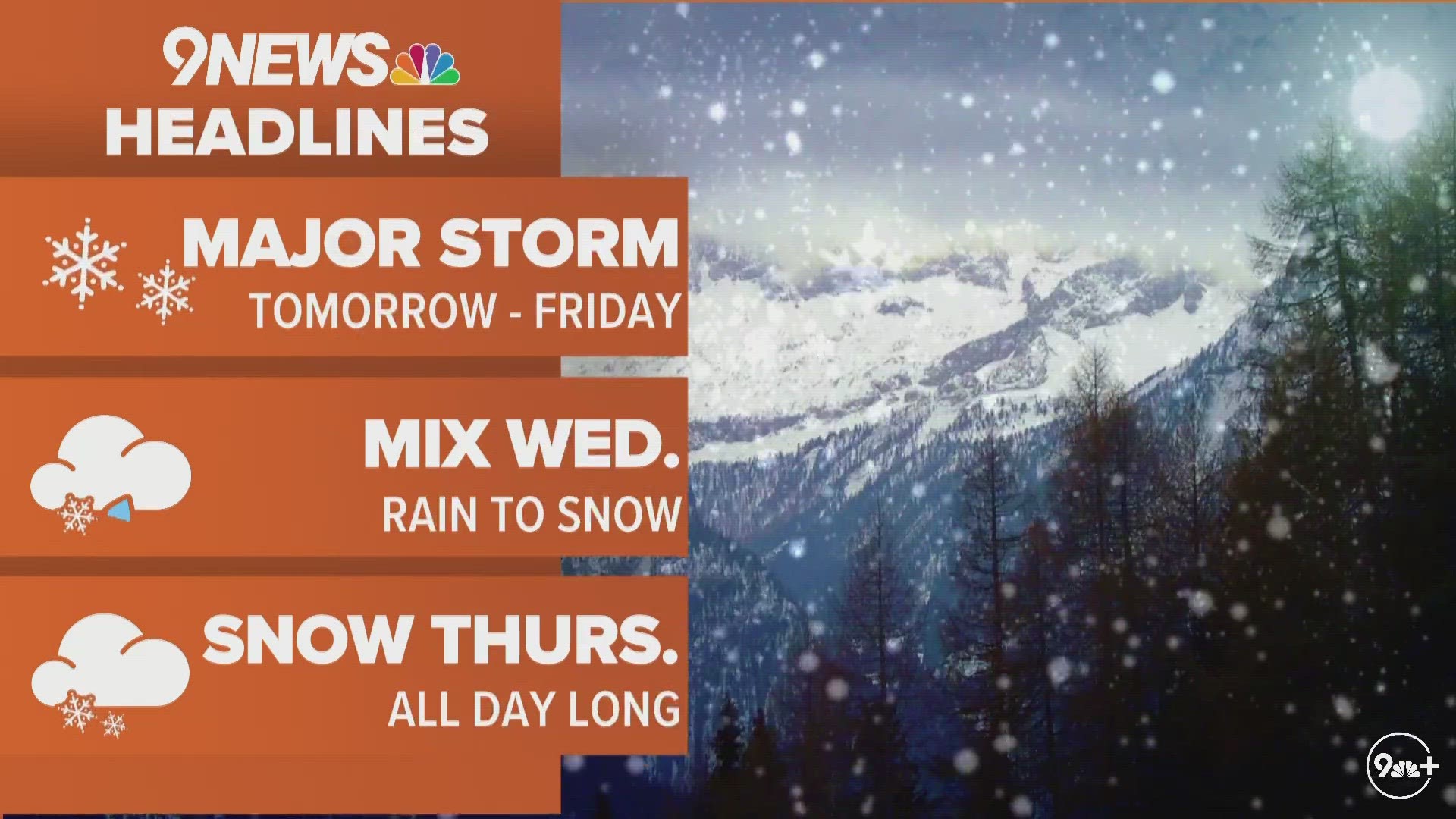 Enjoy the warm temperatures Tuesday ahead of major winter storm that takes aim at Colorado on Wednesday and Thursday.