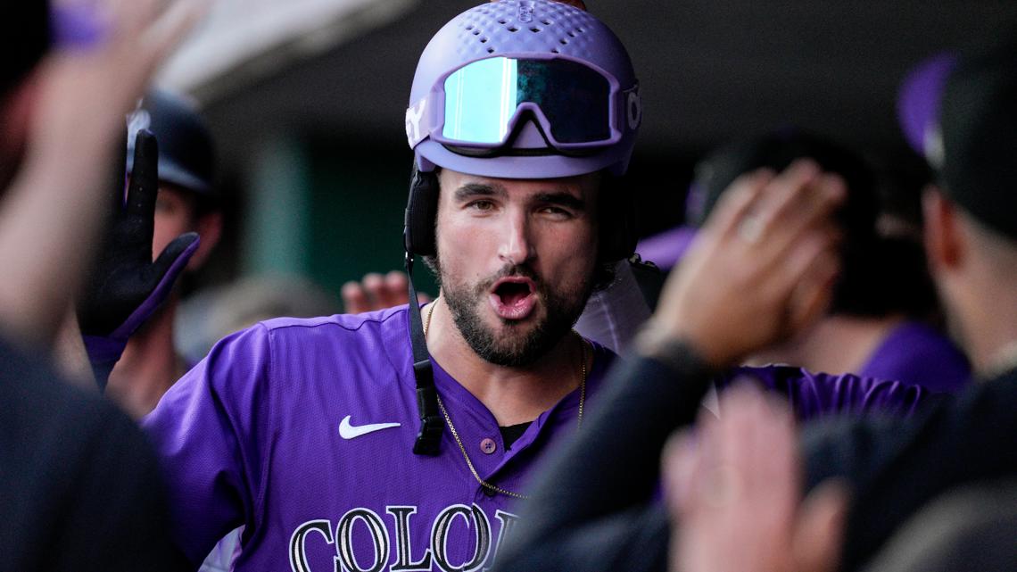 Sam Reds Sam Hilliard hits two home runs to lead Rockies past Reds | 9news.com