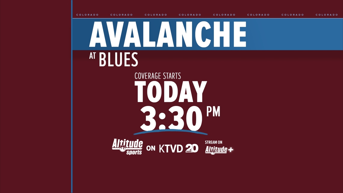 How to watch Avalanche vs. Blues NHL game free on KTVD in Colorado