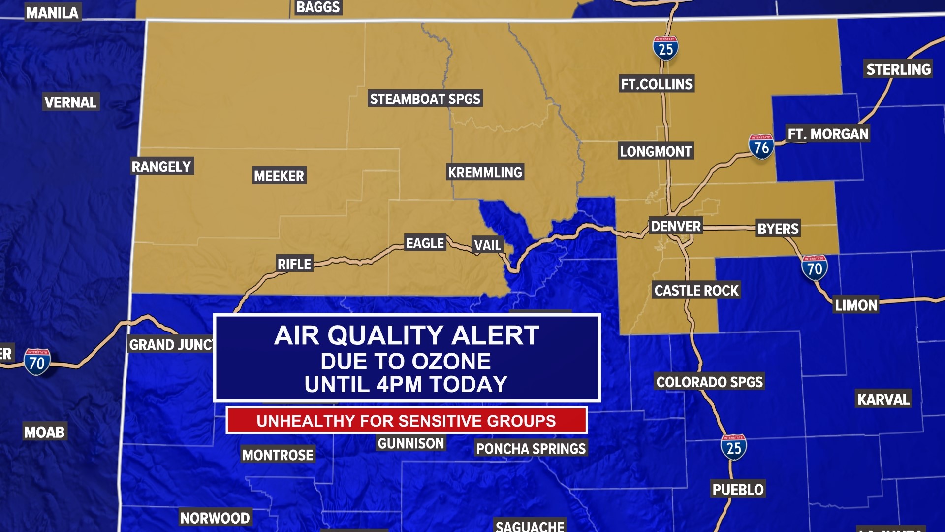 Haze, smoke, record heat arrive in Colorado on Tuesday, Wednesday 