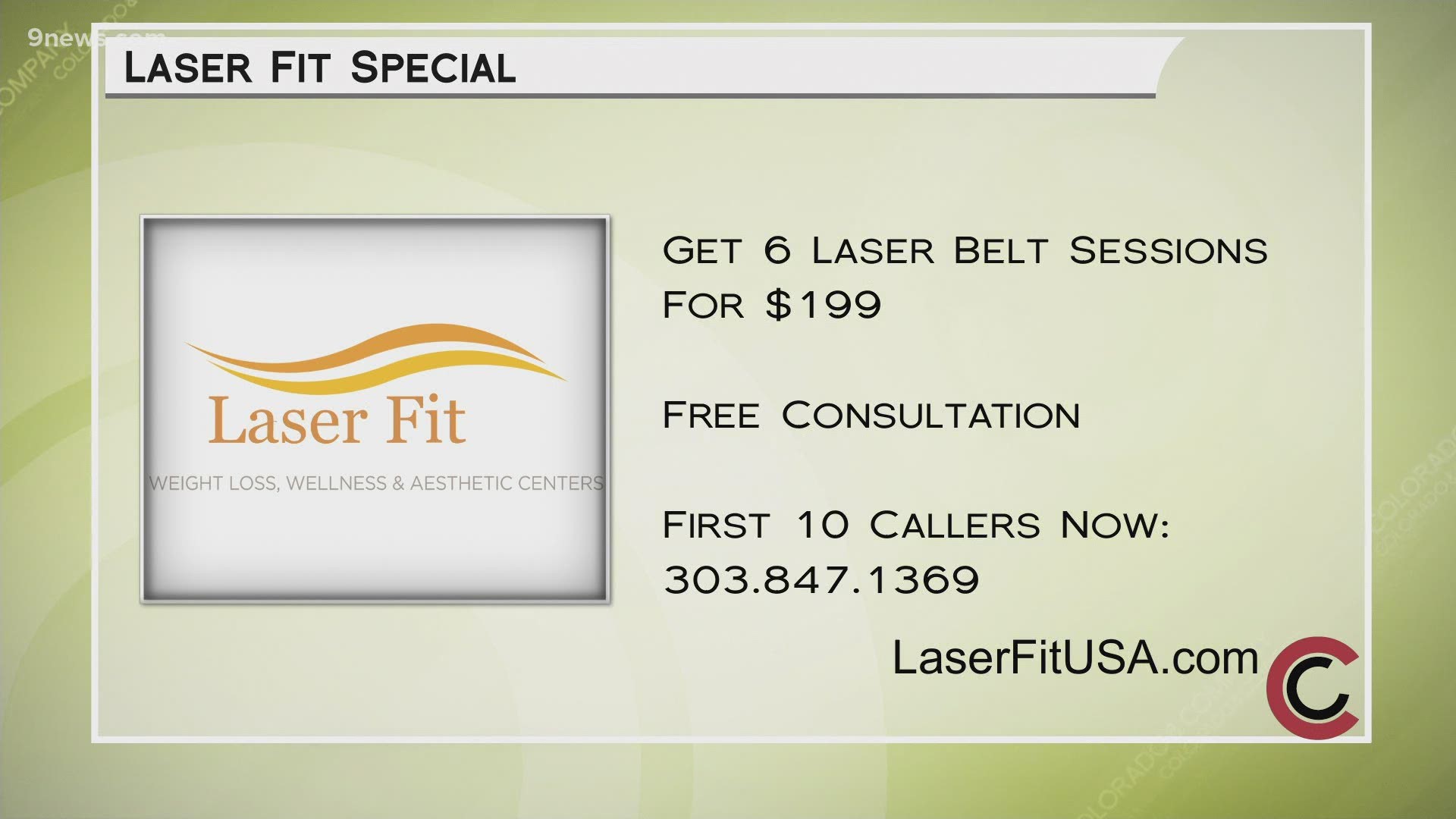 Call 303.847.1369 or visit LaserFitUSA.com to get started with the FDA-cleared Laser Belt to jumpstart your inch-loss journey.