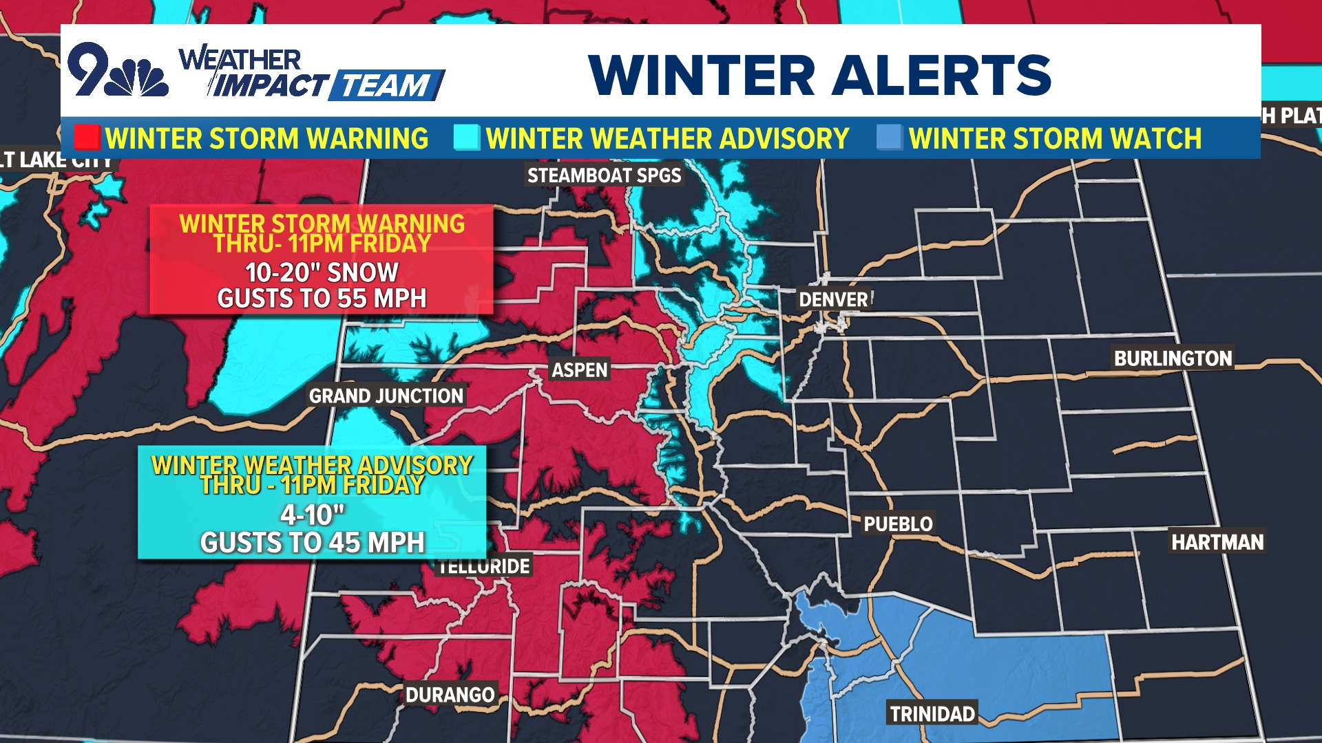 Denver forecast: Front Range snow; 10-20 inches of snow in Colorado ...