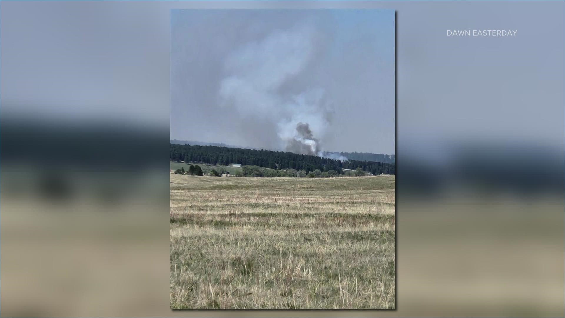 Kids at a camp in Elbert County had to evacuate Wednesday because of a wildfire. It started in the afternoon south of Elbert, near county road 82 and Elbert Road.
