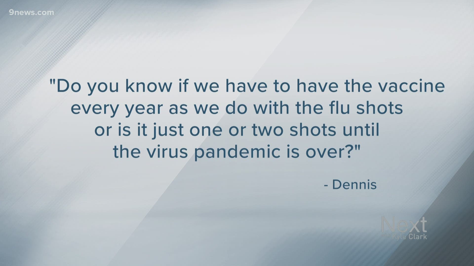9Health Expert Dr. Payal Kohli says we don't know how long the immunity provided by the vaccine will last.