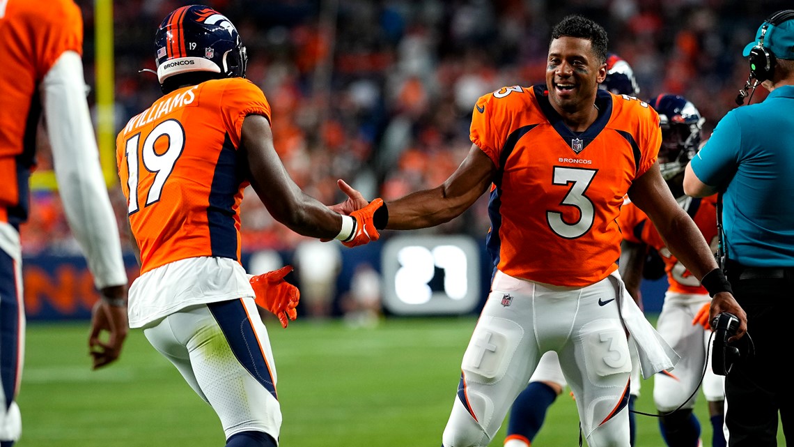 Five Revelations from Russell Wilson's First Denver Broncos Press  Conference - Sports Illustrated Mile High Huddle: Denver Broncos News,  Analysis and More