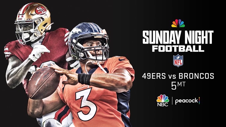How to watch Broncos vs. 49ers on 'Sunday Night Football' on NBC