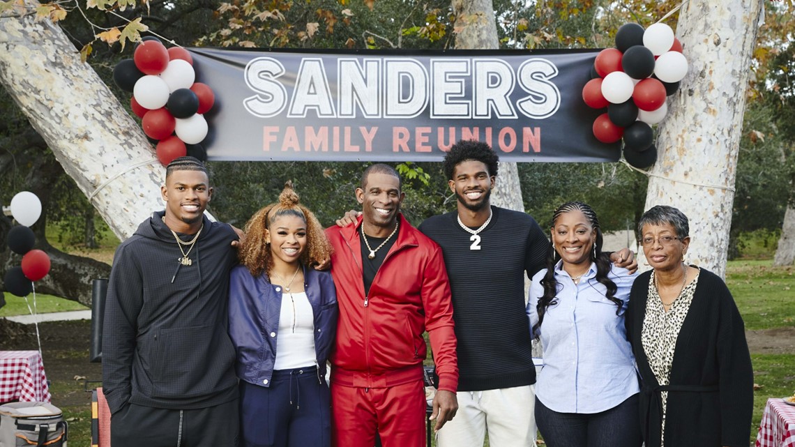 Deion Sanders and family star in Super Bowl commercial