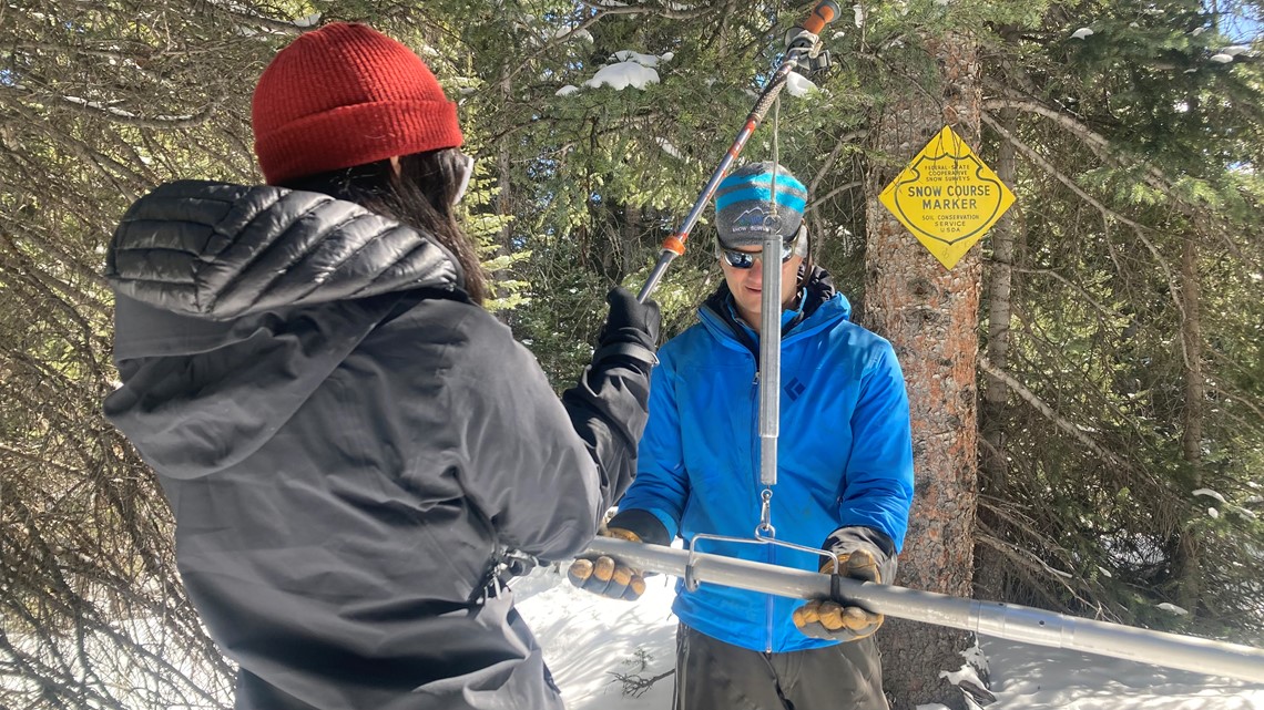 How the water in mountain snowpack is measured