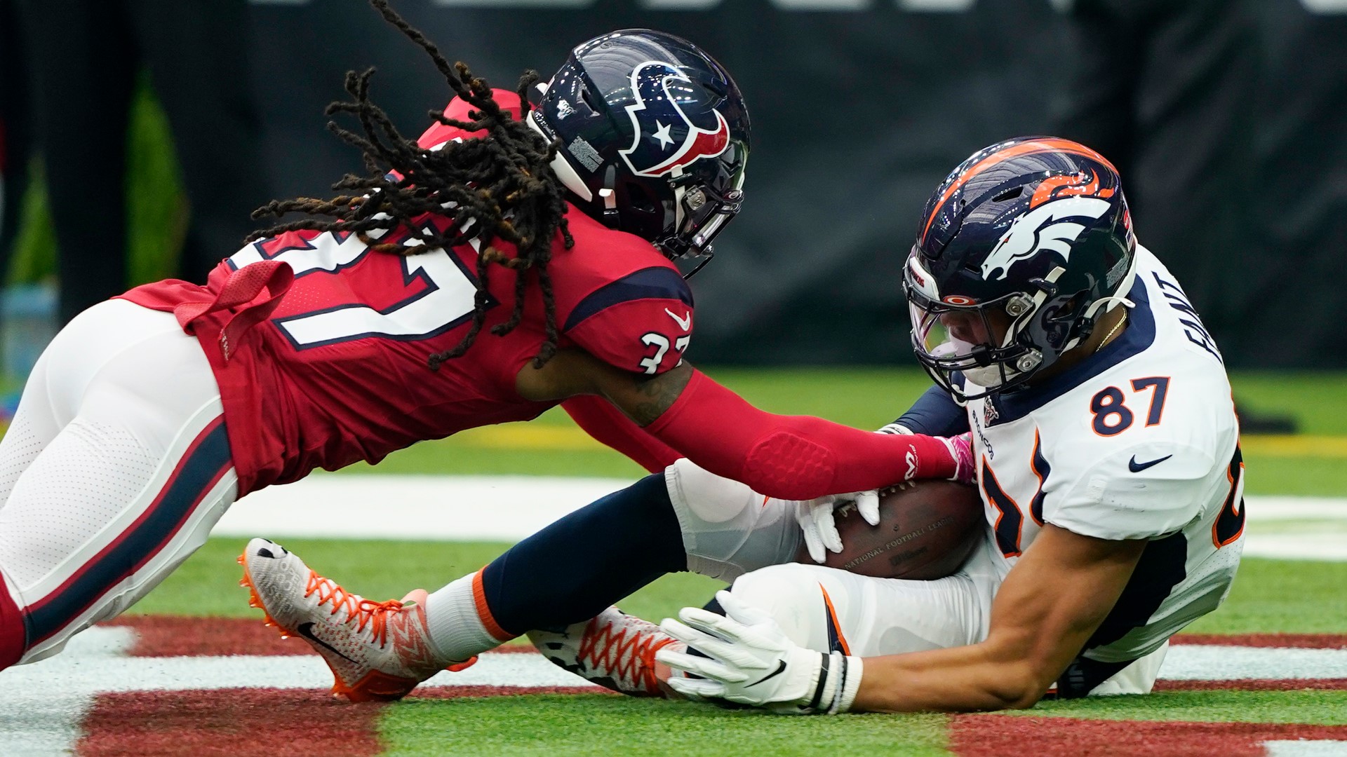 Lock Shines In Road Debut, Broncos Surprise Texans, 38-24 | 9news.com