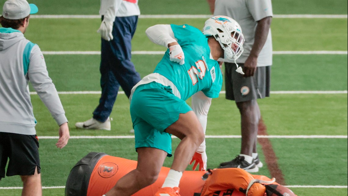 Bradley Chubb meets with the media  Miami Dolphins Training Camp 