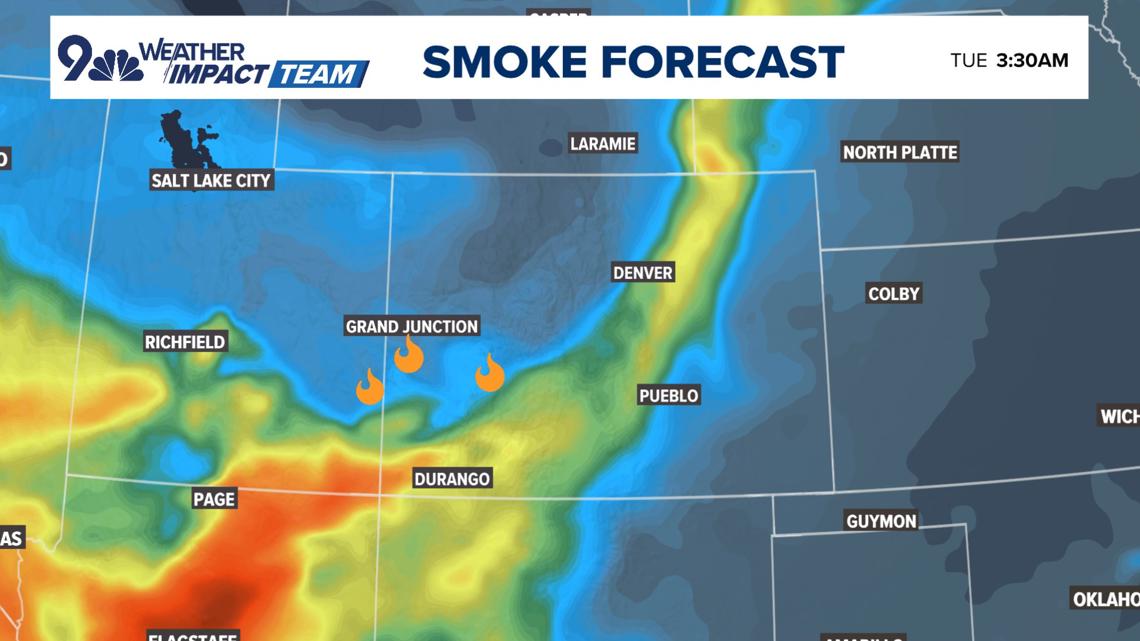 Wildfire smoke in Denver area Tuesday morning | 9news.com