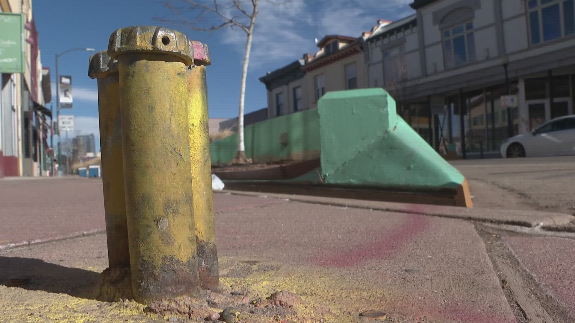 A tripping hazard on a busy Denver sidewalk raised concerns from neighbors in the Art District on Santa Fe.