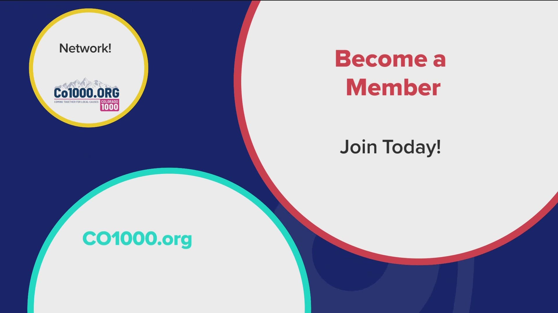 There's so much happening with CO1000! Find all the upcoming events and become a member at CO1000.org.