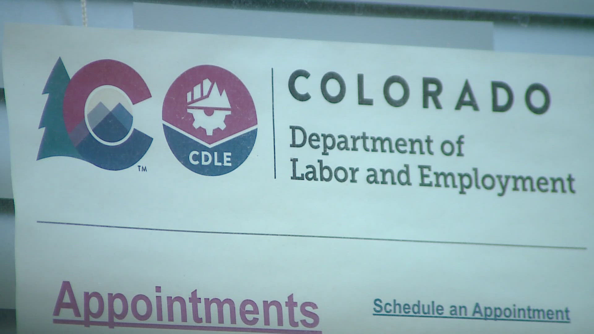 The state labor department says so-called suspicious banks accounted for 45% of fraud holds on unemployment benefits.