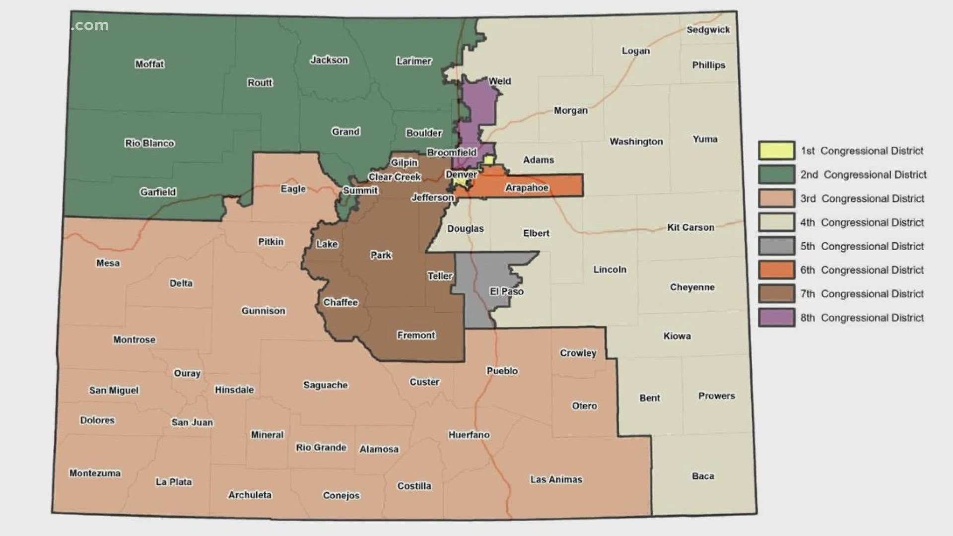 The changes to the 2nd and 3rd Congressional Districts could put Republican Rep. Lauren Boebert in a race against Democratic Rep. Joe Neguse.