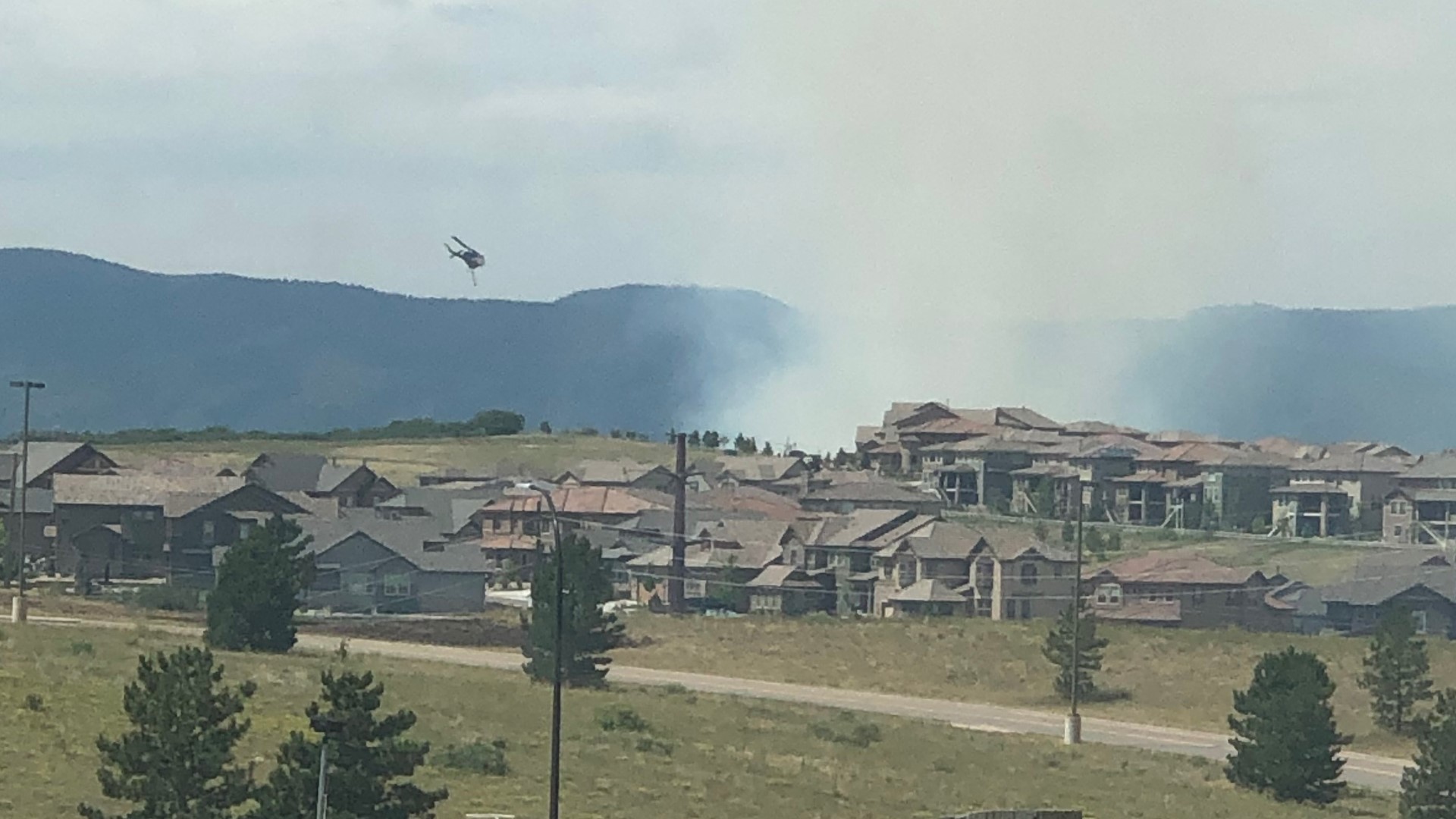 Evacuations lifted, fire contained in unincorp. Douglas County