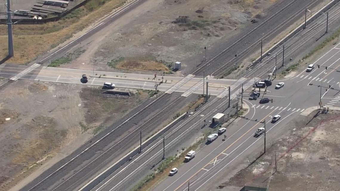 Cyclist seriously injured after crash with train | 9news.com