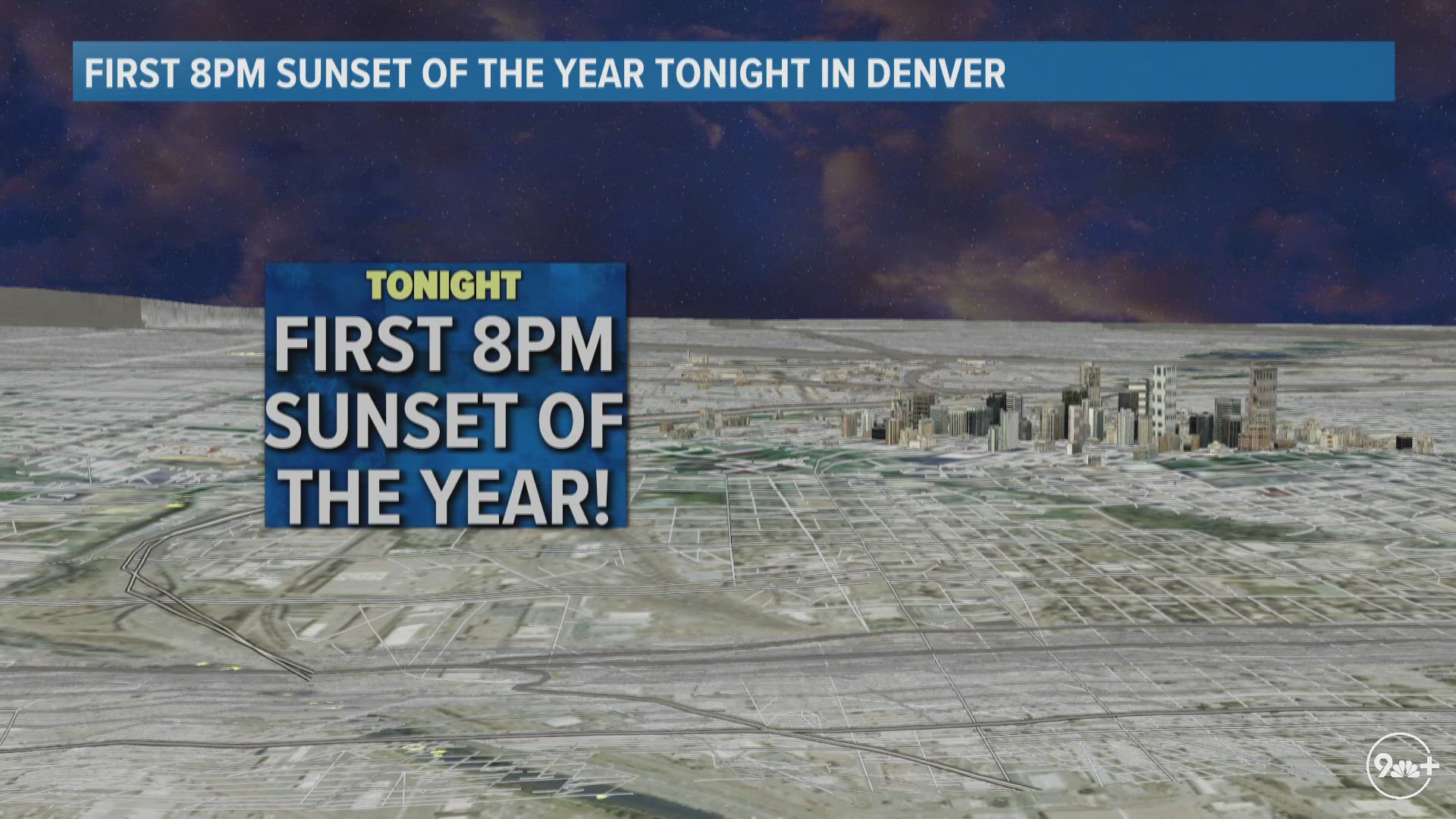 The 8 p.m. sunset on Tuesday, May 7, is the first in the 8 p.m. hour in Denver since Aug. 12, 2023.