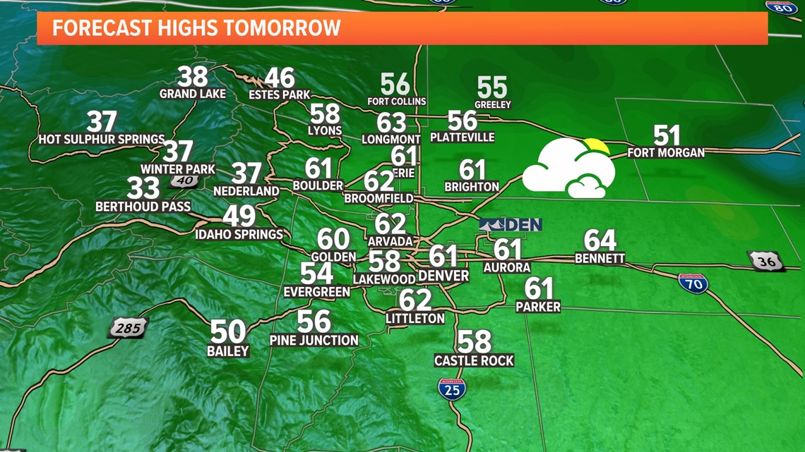 Warmer than normal this week | 9news.com