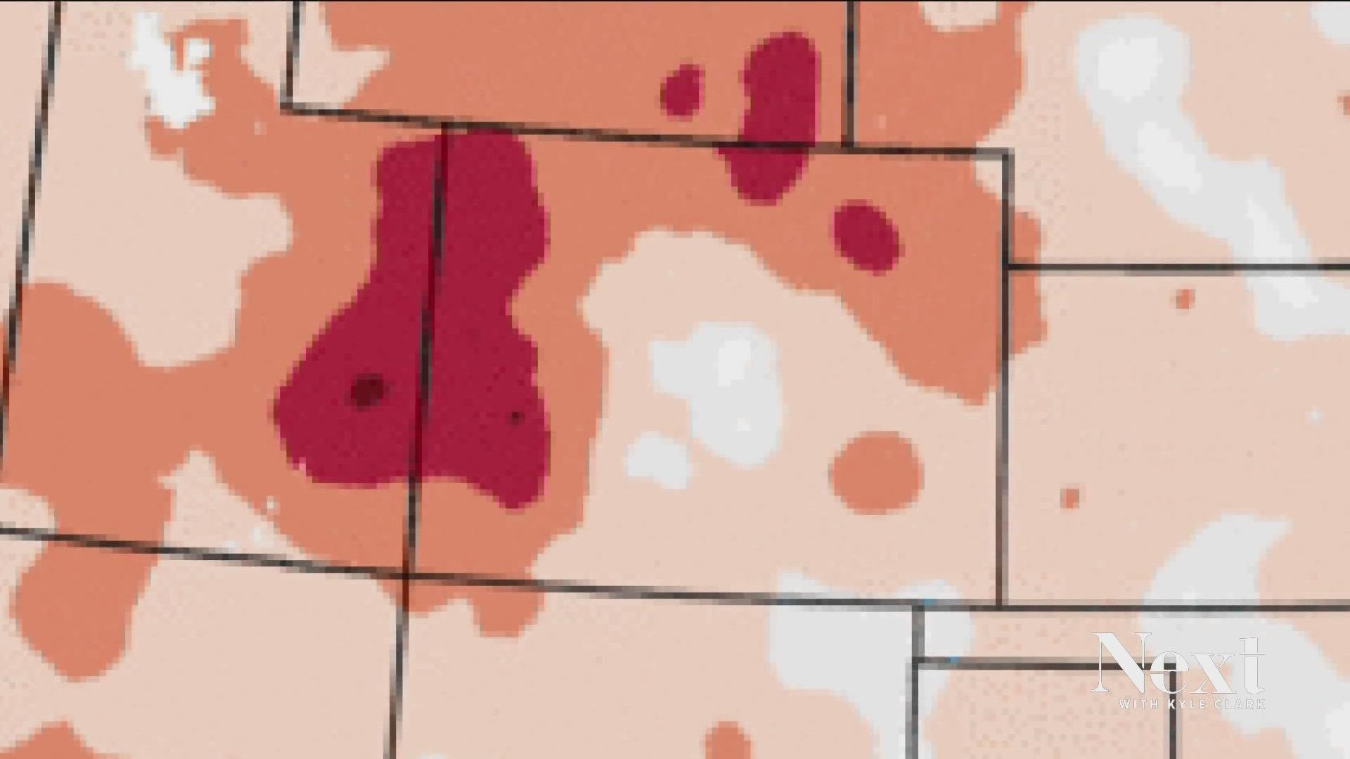 Colorado has warmed by 2.2°F over the last century, and in the same amount of time, San Miguel County went up by 3.3°F.