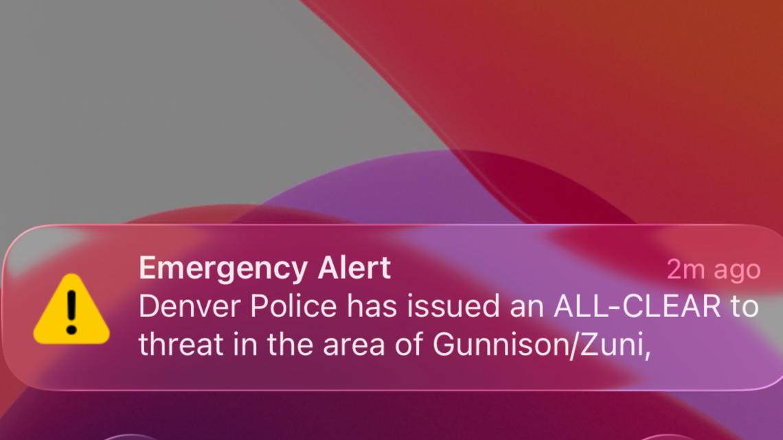 Denver robbery triggers citywide emergency alert by mistake