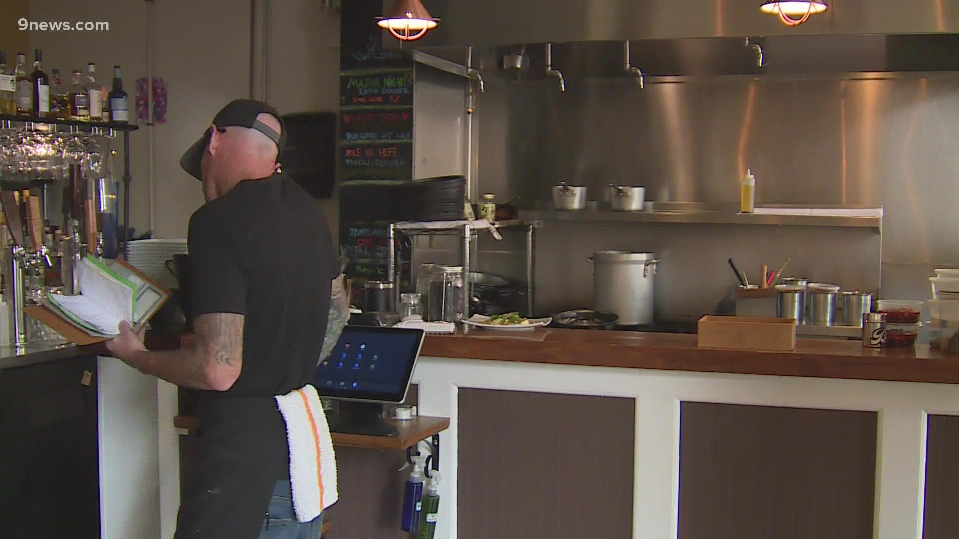 One Denver bistro requires vaccines one night of the week--Wednesday. What used to be one of their slowest nights is now one of their busiest.