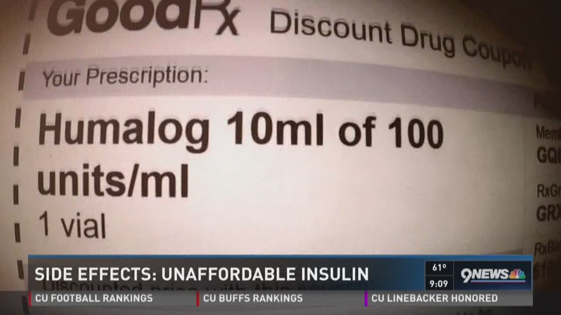 Side Effects: unaffordable insulin