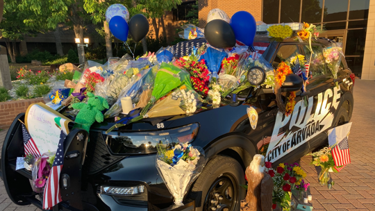 Arvada Officer Killed In Shooting Remembered At Vigil | 9news.com