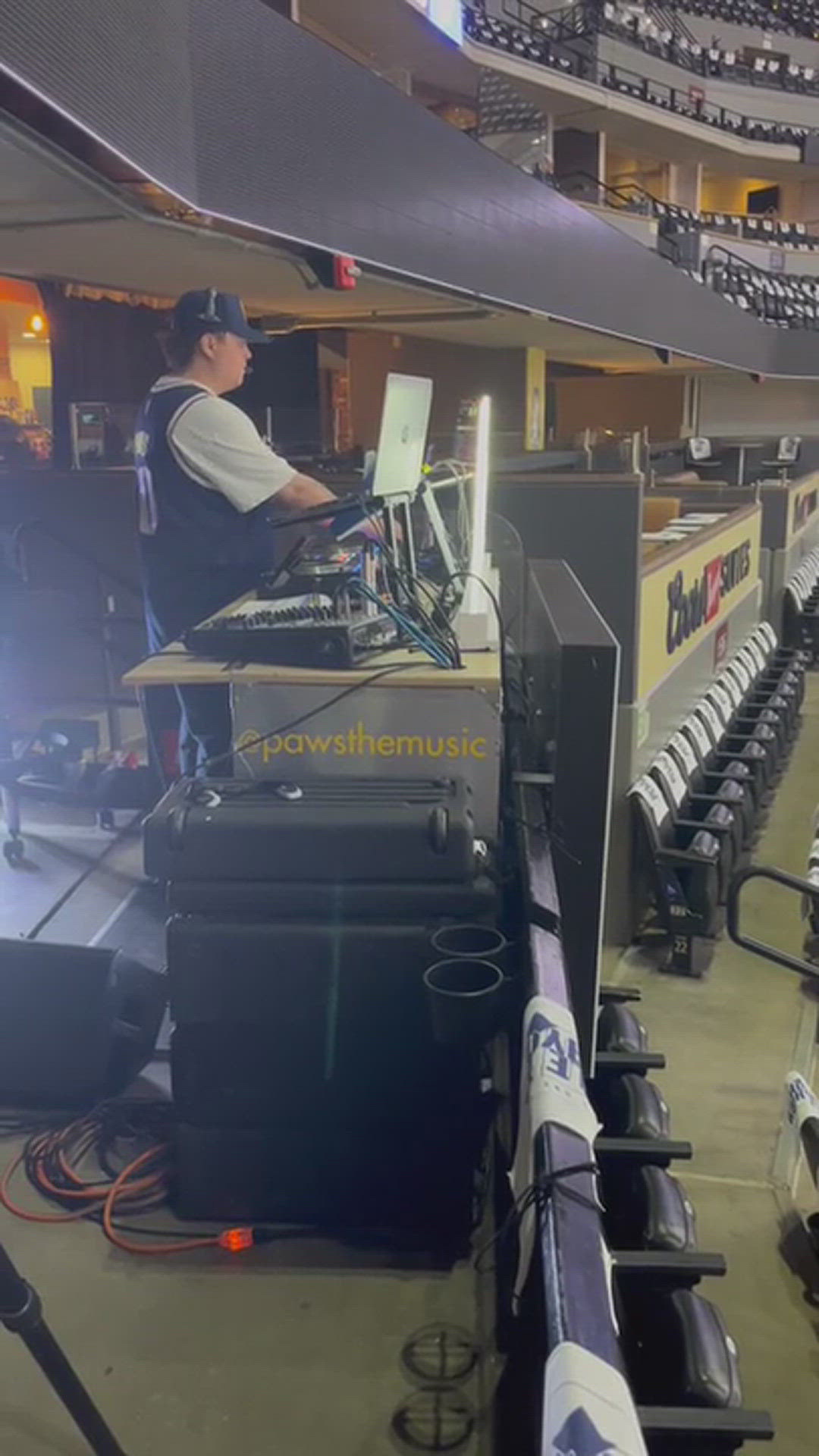 DJ Paws brings the energy to Nuggets players at Ball Arena | 9news.com