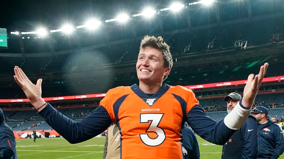 Drew Lock never intended to miss Broncos training camp practices