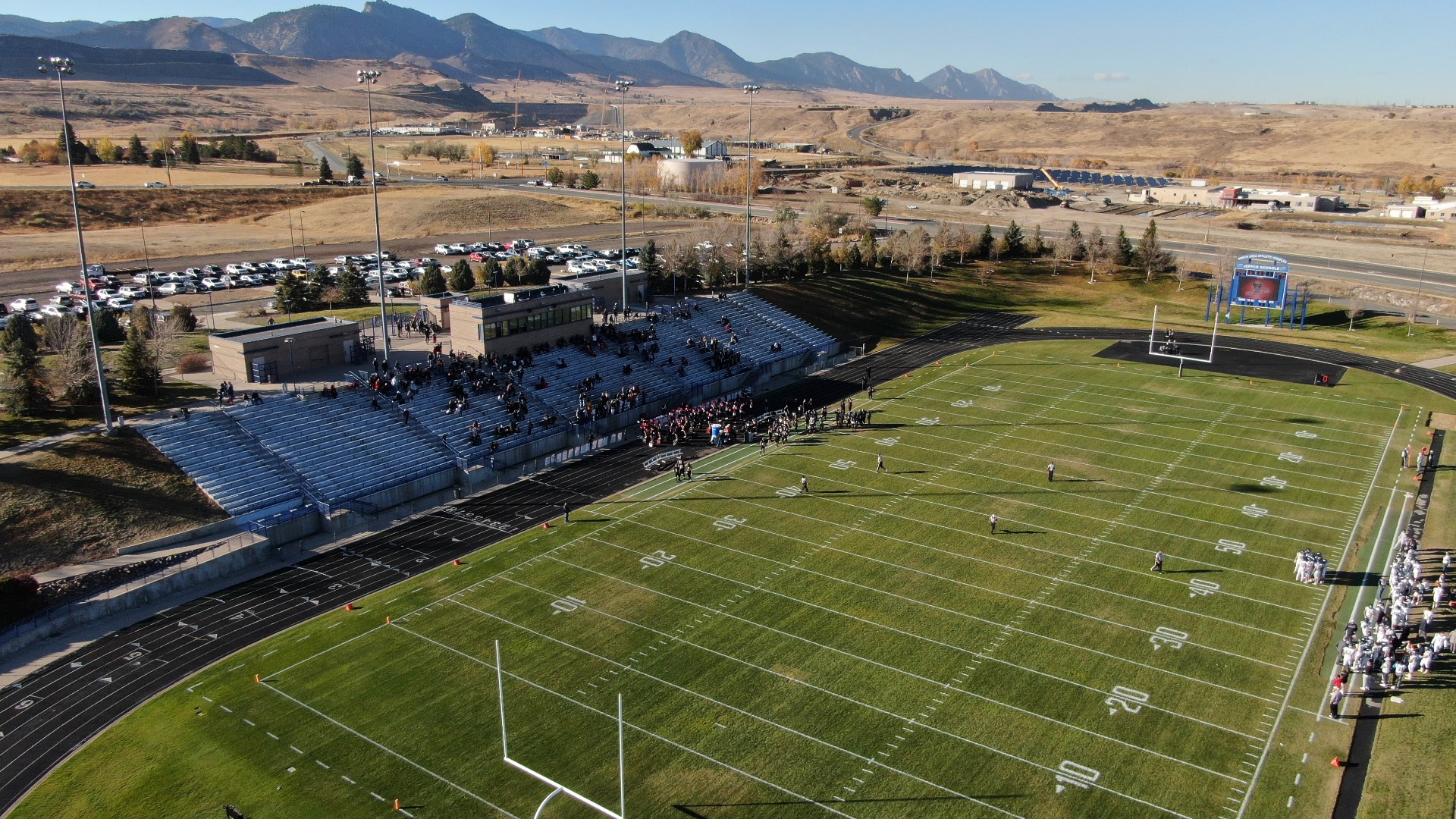 Watch aerial footage of the Rebels' 20-6 victory over the Panthers on Thursday.