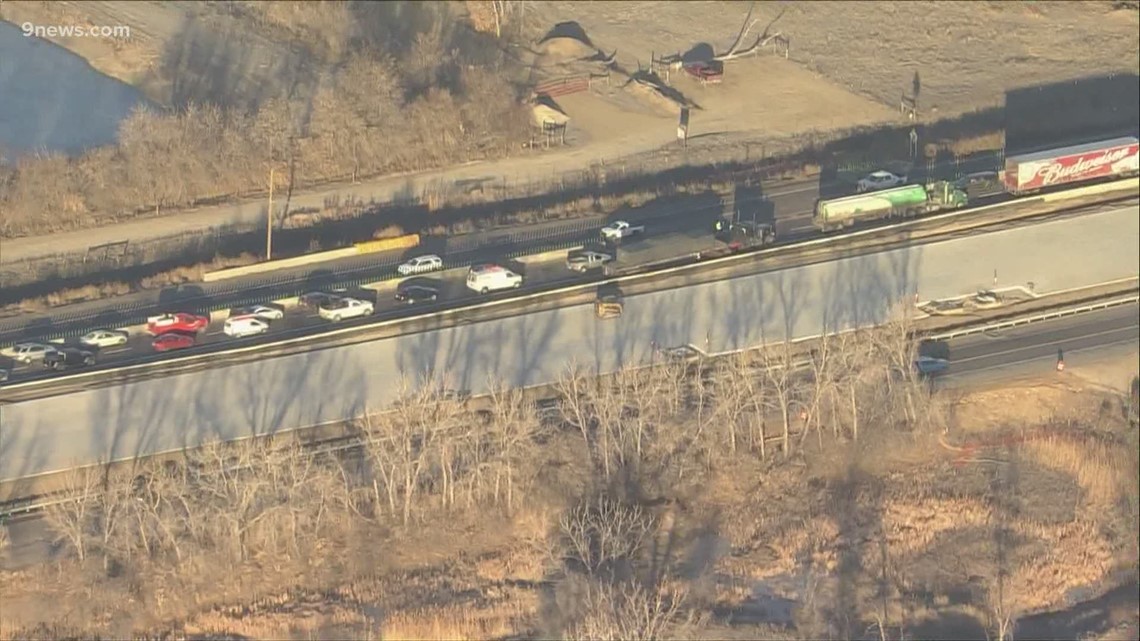 I-25 reopens near Loveland after crash involving 2 semi trucks | 9news.com