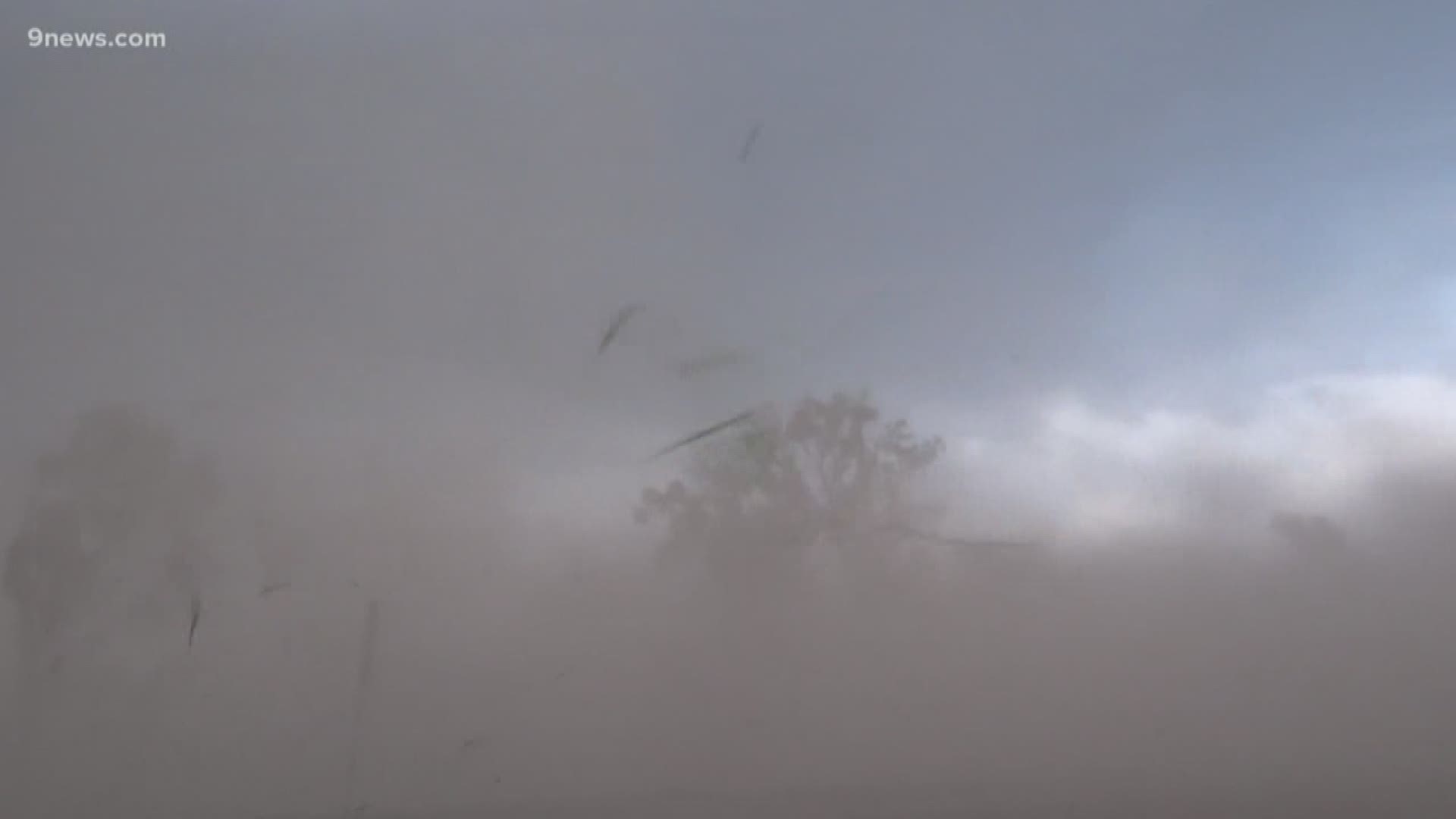 Storm chasers from Colorado were underneath a tornado as it formed in McCook, Nebraska.
