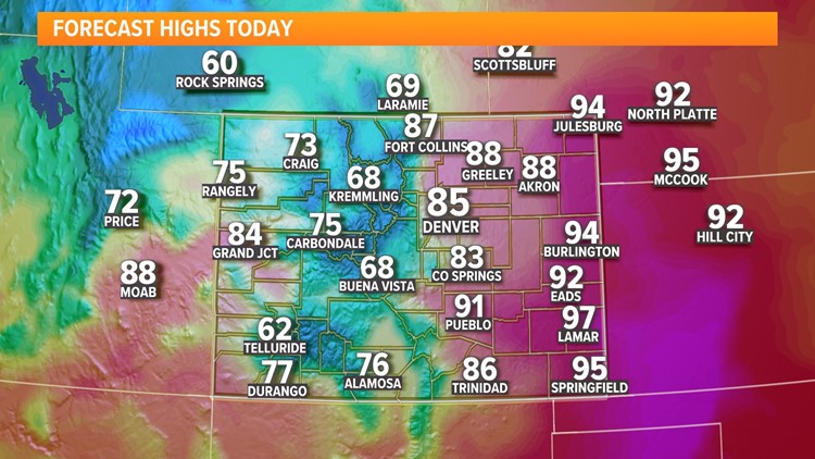 Mostly cloudy Saturday, but still quite warm across Colorado