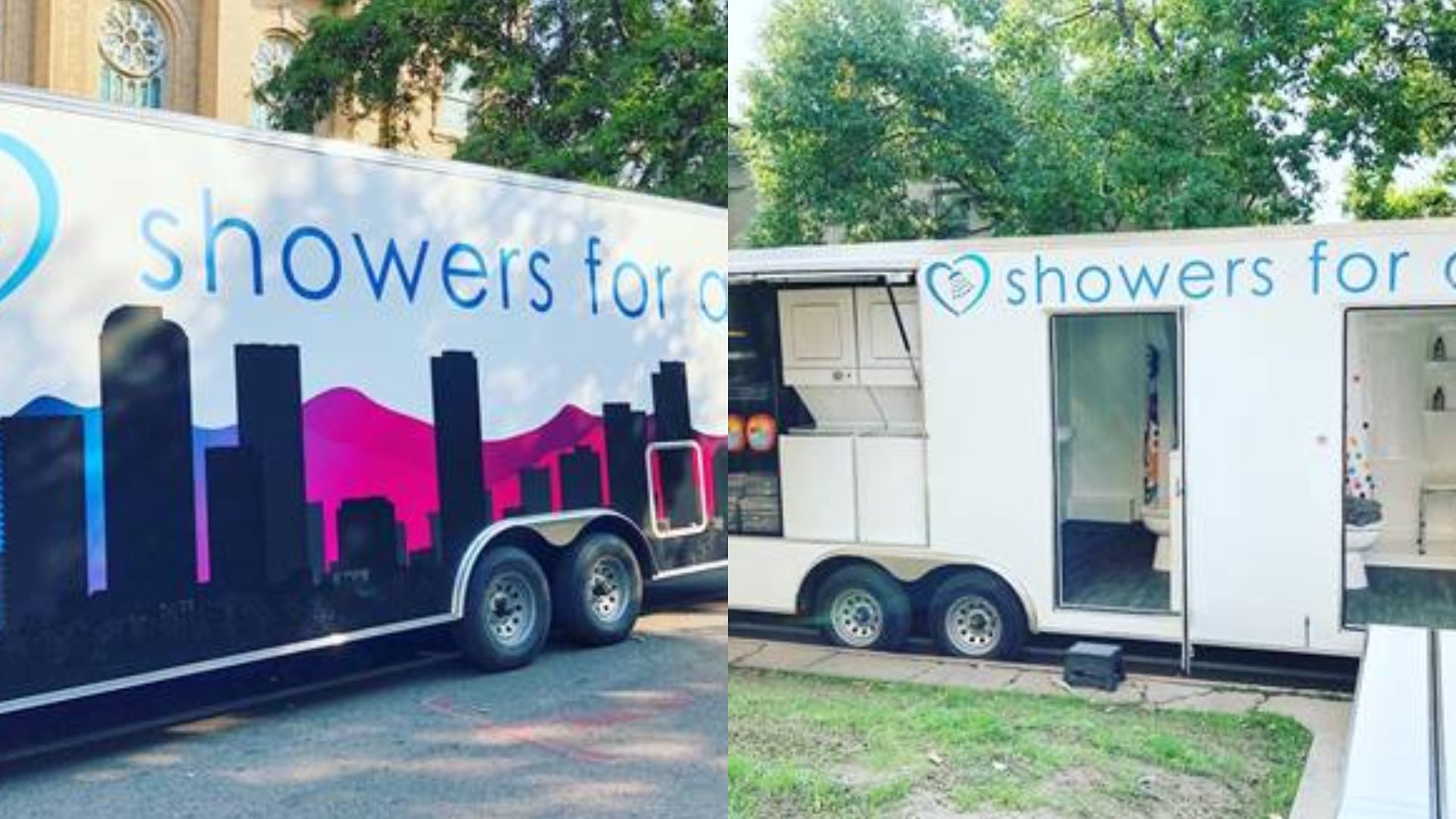 Free showers, laundry services at Denver's Civic Center park