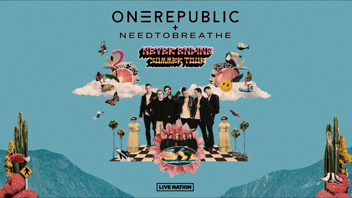 OneRepublic, Needtobreathe to play 40date summer 2022 US tour