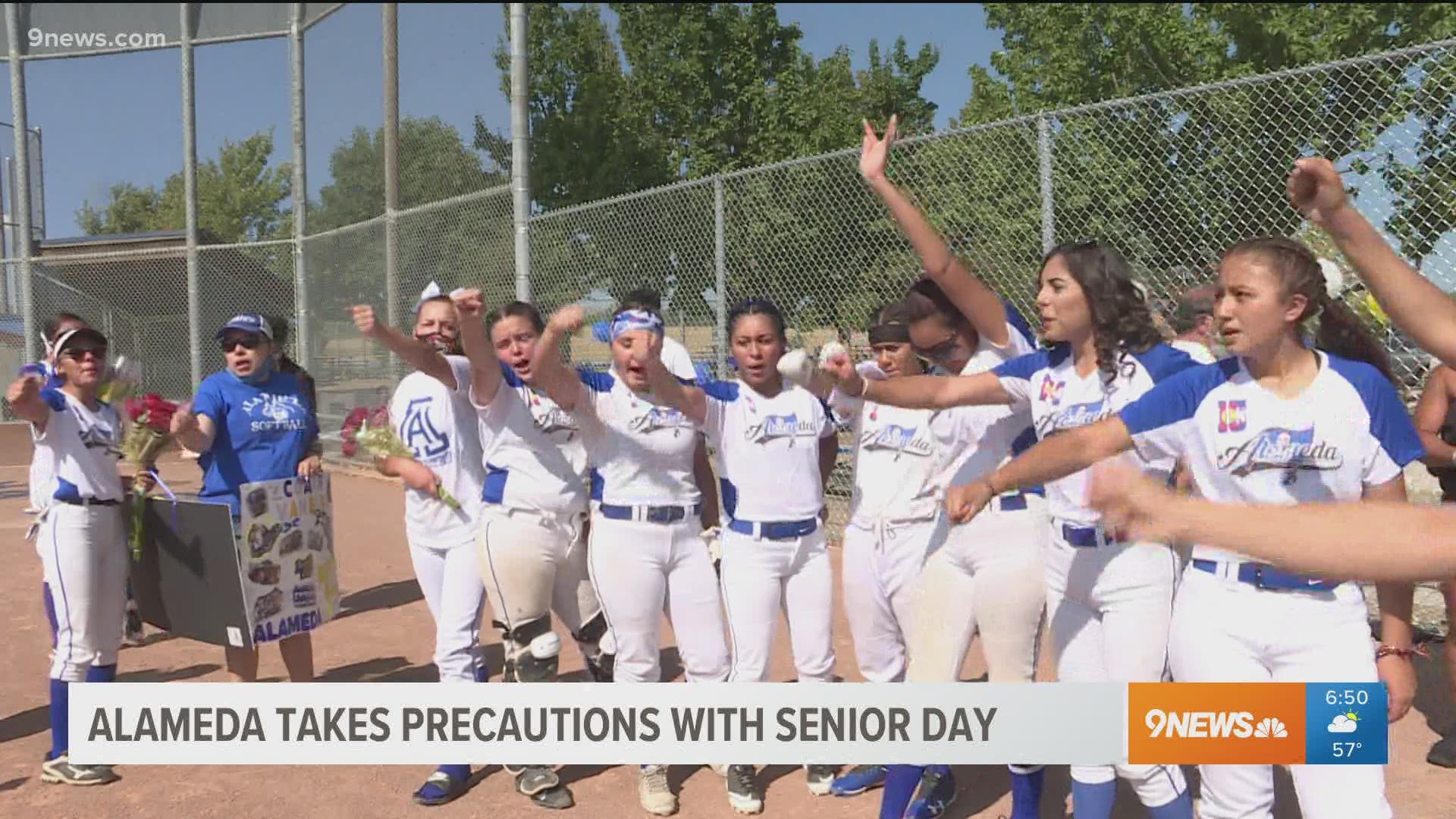 The Pirates refused to risk losing senior day due to a shortened or canceled season. Alameda celebrated seven seniors during its first home game of the season.