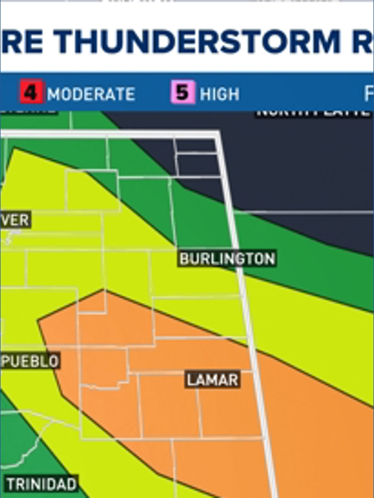 Severe thunderstorms likely in southeast Colorado, Denver metro area ...