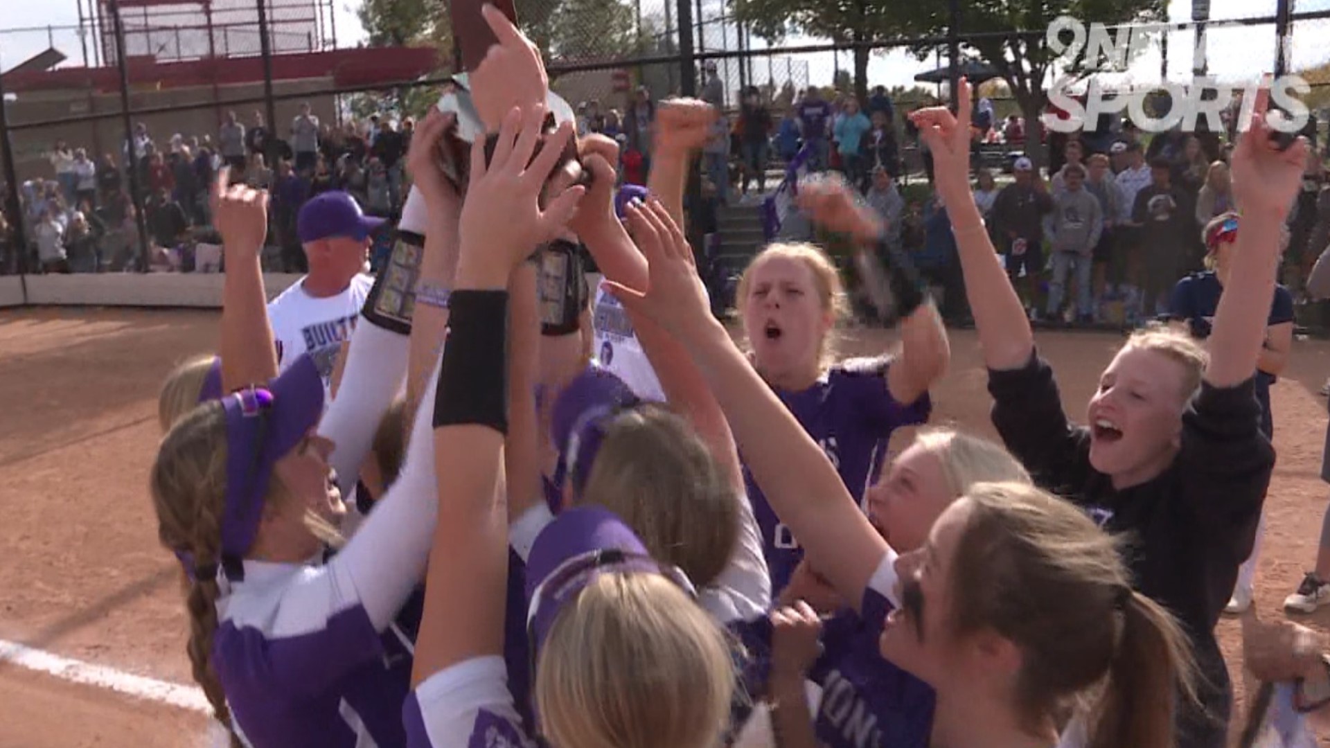 The Lions blew past University 13-2 in the Class 3A state title game.
