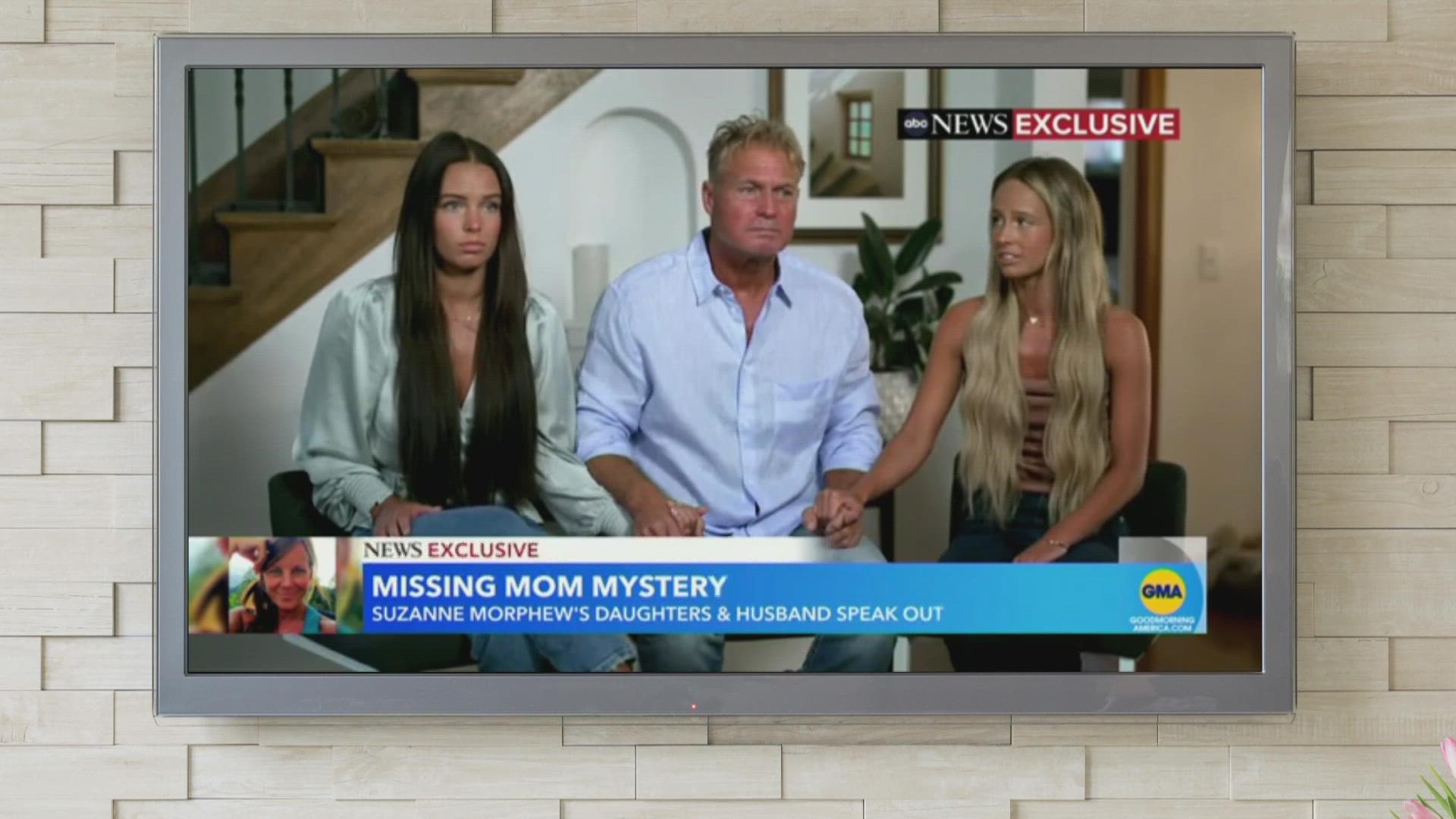 During an interview on Good Morning America, Morphew's daughters said they know their dad was not involved in the disappearance of Suzanne Morphew.