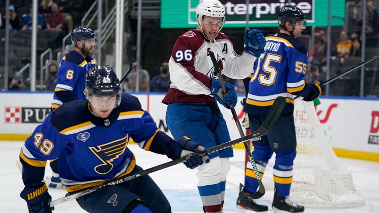 Playoff schedule for Avalanche vs. Blues second-round series released