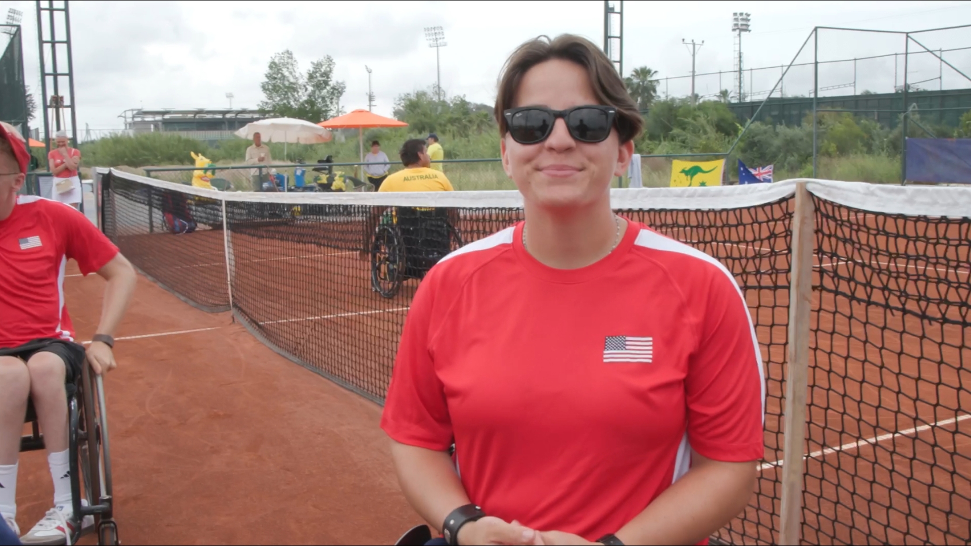 Sabina Czauz and Tomas Majetic represented Colorado in the U.S. wheelchair tennis junior team that won the 2024 BNP Paribas World Team Cup. Credit: USTA National